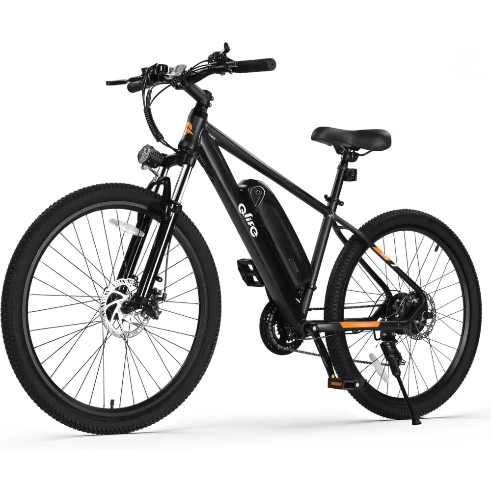 Racer Electric Bike for Adults - 21-Speed Mountain Lightweight Ebike with Peak 500W Brushless Motor, 375Wh Removable Battery