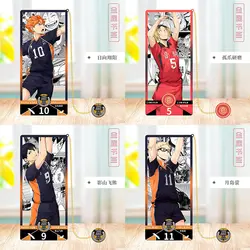 Haikyuu Bookmarks Anime Iwaizumi Hajime Shoyo Hinata Bookmark Oikawa Tooru Book Page Marker Stationery School Supplies Gifts