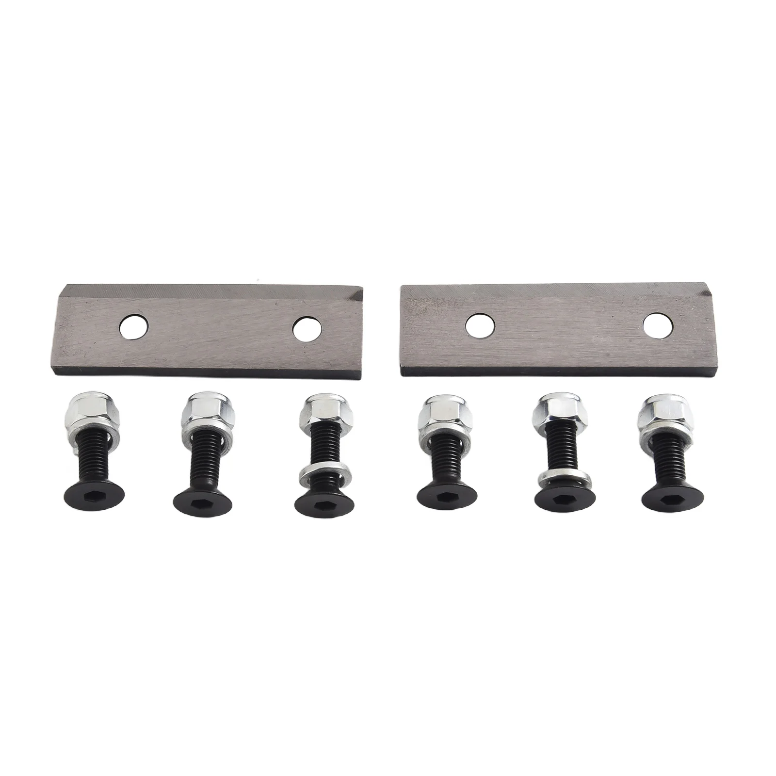 

Chipper Accessory Shredder Kit 3-3/8\" 3xBlade Lawn Mower Metal Replacement Trimmer 1-1/4\" 12xNut781-0490 742-0571 High Quality