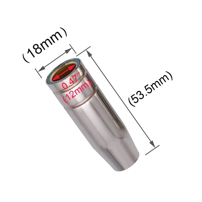 15AK conductive nozzle MB15AK protective nozzle gas protection welding gun accessories protective cover 20PCS
