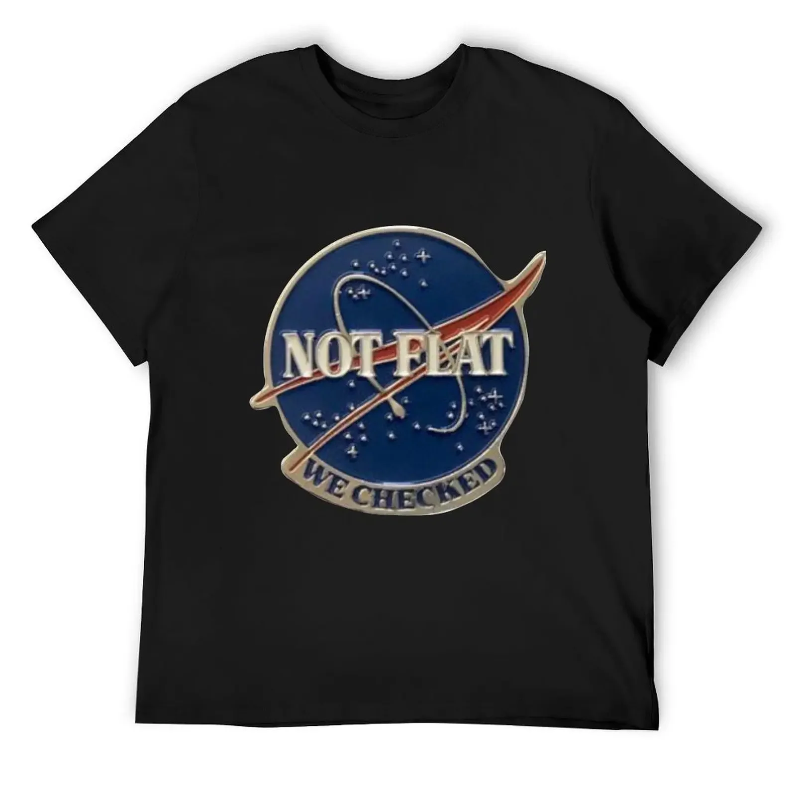 not flat we checked T-Shirt essential t shirt vintage anime shirt shirts graphic tees black t-shirts for men