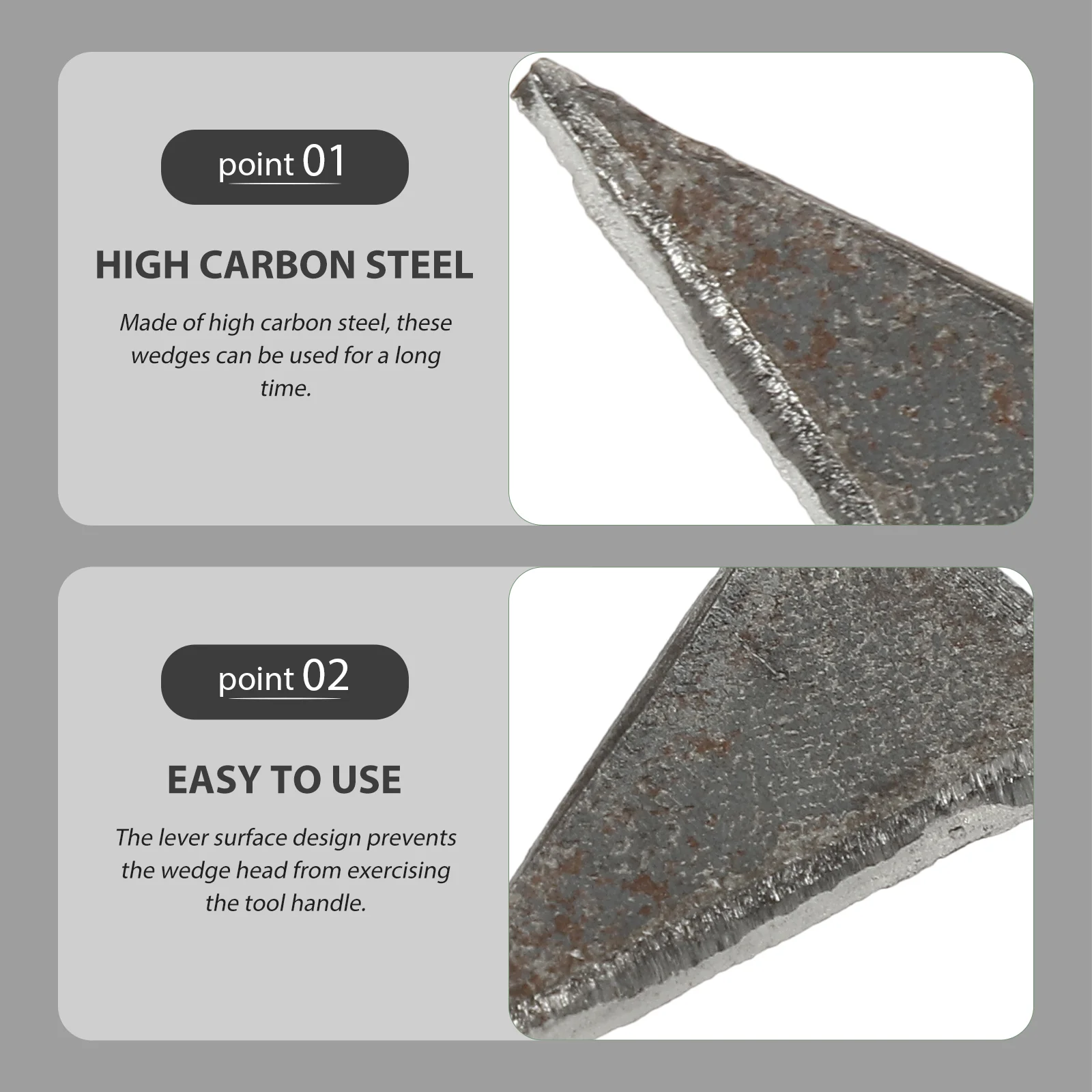 20 Pcs Triangle Accessory Ax Handle Install Supplies High-carbon Steel Durable