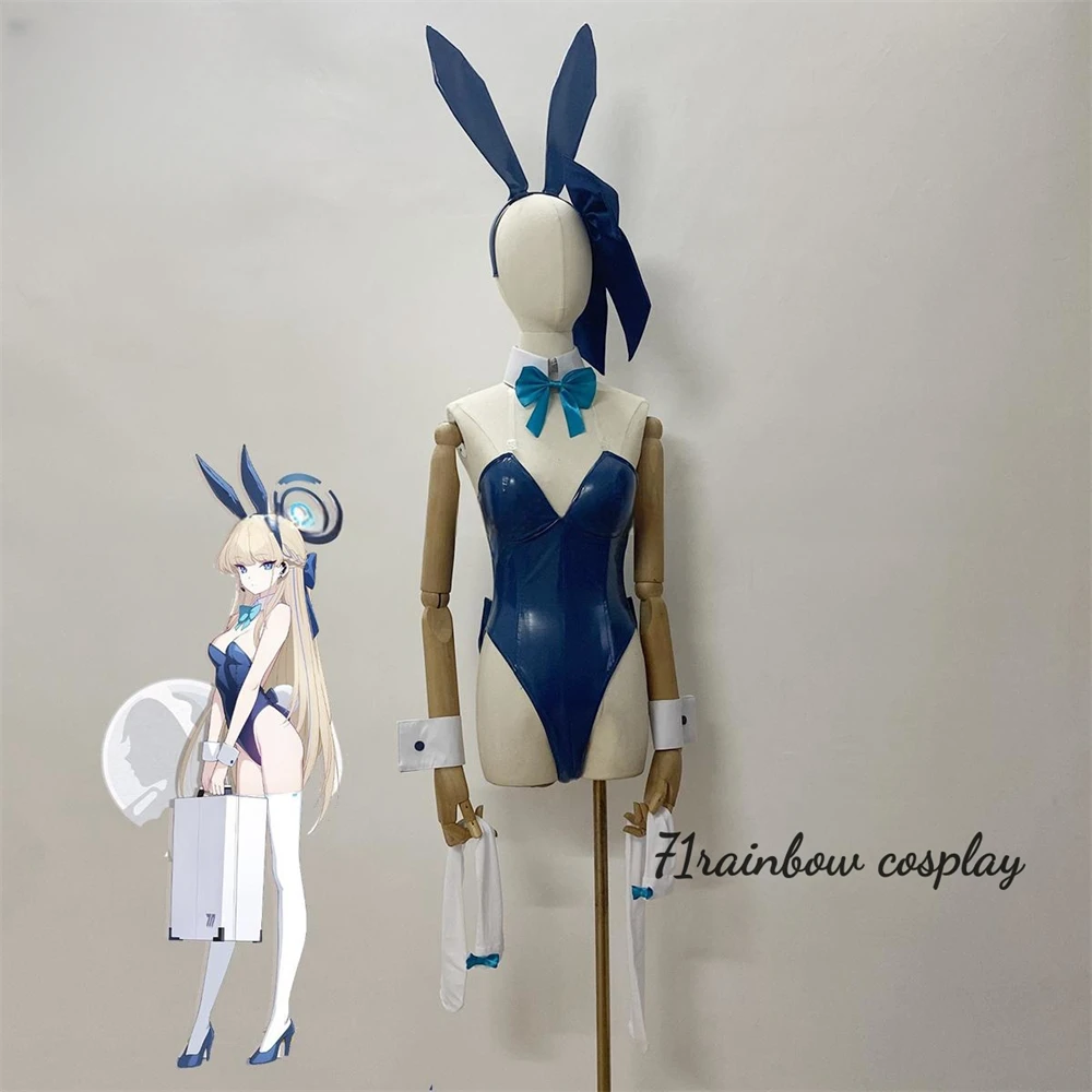 Custom Size Blue Archive Asuma Toki Bunny Girl Cosplay Costume Woman Jumpsuits Sexy Cosplay