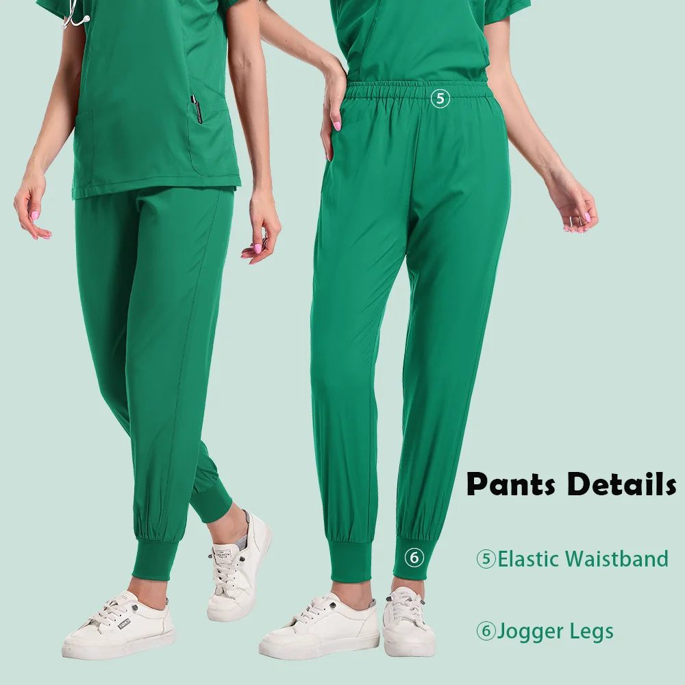 Surgical Uniform Woman Work Clothes  Medical Scrub Nurse Useful Accessories Plus Size Sets Beauty Salon Pharmacy Workwear