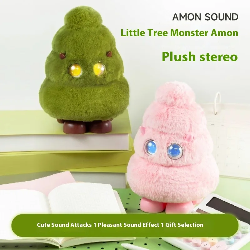 

New XQwGt Tree Monster AMON Wireless Bluetooth Speaker HIFI Sound Home Display High Sound Quality Audio Desktop Creative Gifts