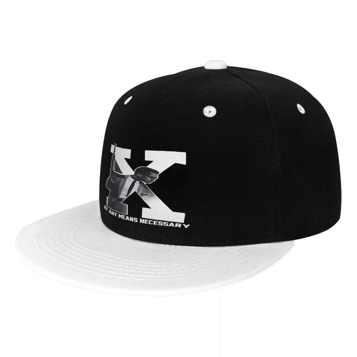 Cool Malcolm X By Any Means Necessary Hats Caps Women Baseball Cap Cap Man Summer Man Hat Baseball Cap