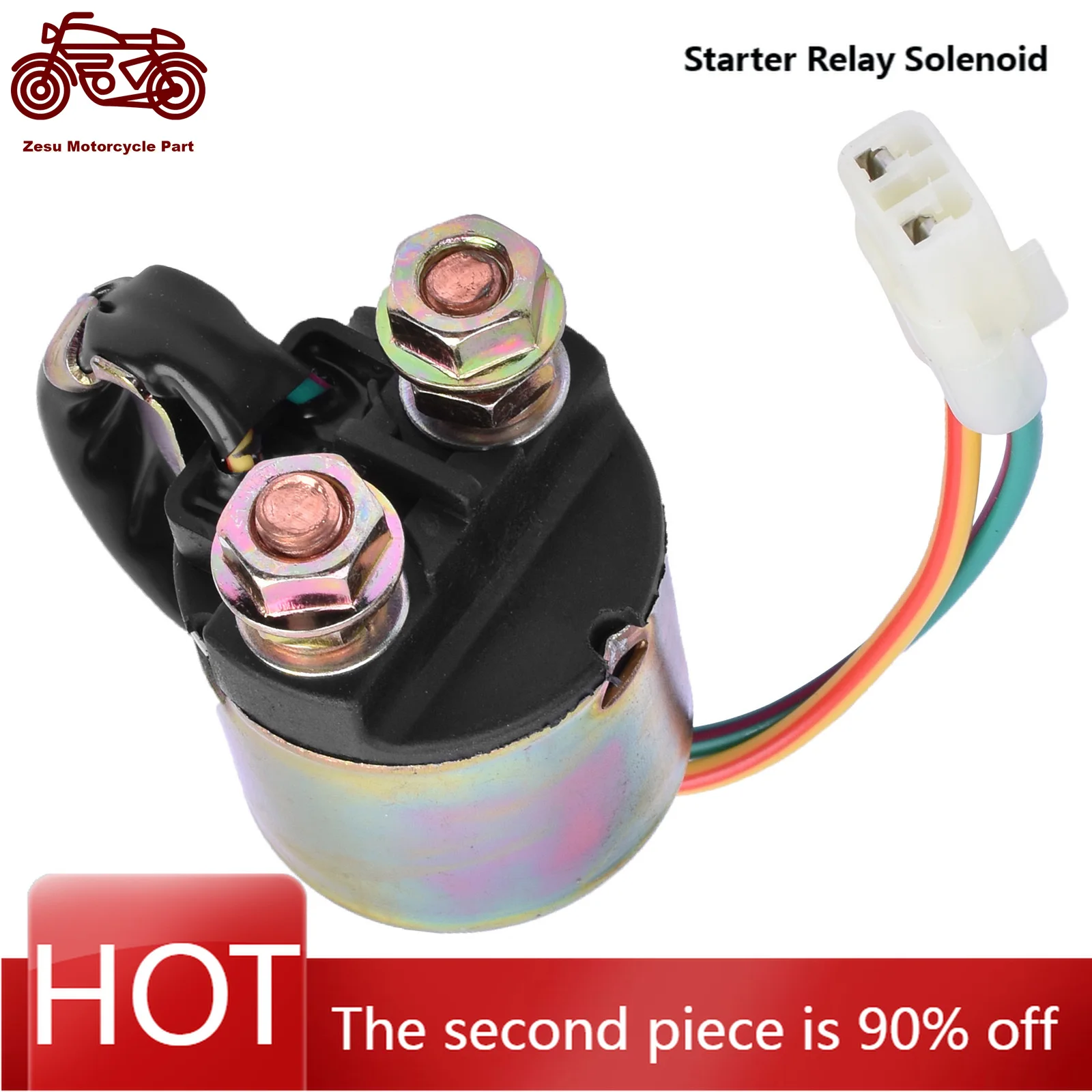 

1pc Motorcycle Electrical Starter Solenoid Relay Switches For HONDA TRX90 TRX200 FOURTRAX 1990-1997 TRX350 FOURTRAX 2000-2006