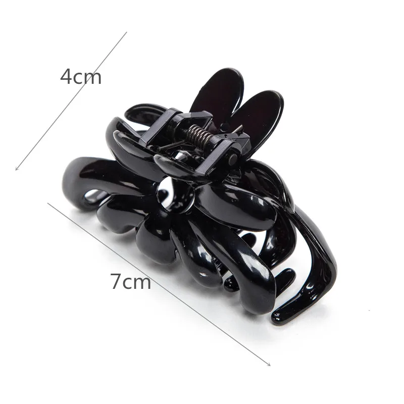 7cm Long New BunnyPlastic Hair Claws for Women  Hair Curved Hair Jaw Clips Crab Clamp Grasp Accessories Girls Hairwear