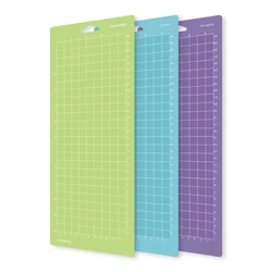 Cutting Mat For Cricut Joy(4.5*12in),Adhesive&Sticky Non-Slip Flexible Square Gridded Cut Mats Set For Vinyl
