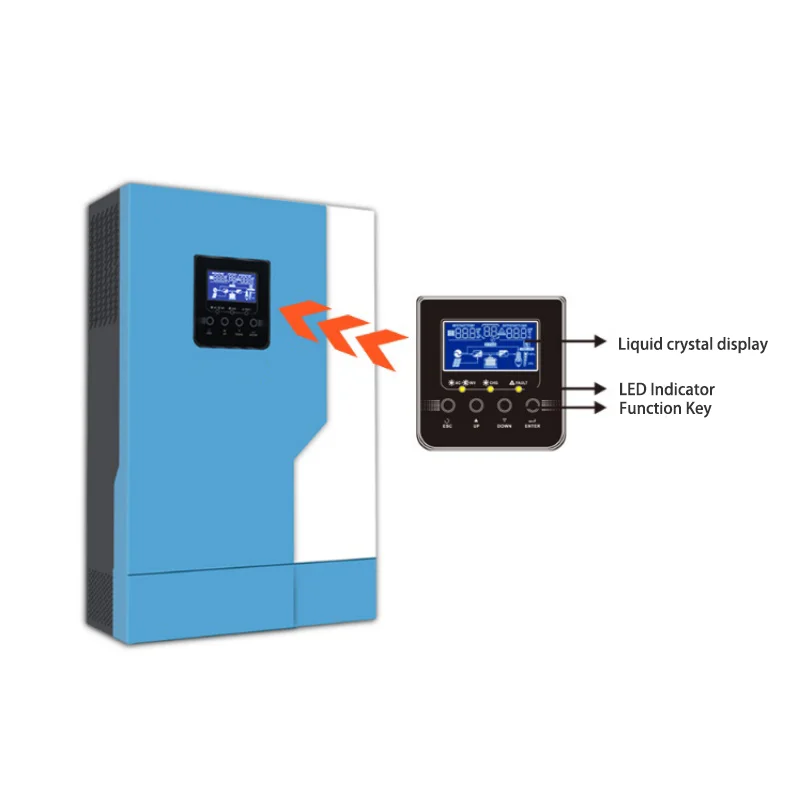 5.5KW Solar Hybrid Inverter Dual Output High Efficiency for Home Solar Power Energy System