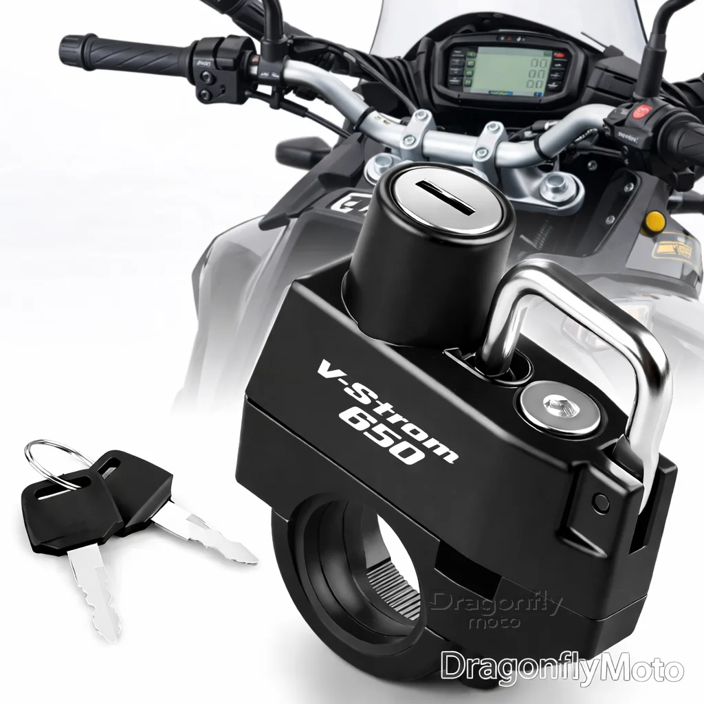 

Замок для мотоциклетного шлема для Suzuki V-Strom 650 DL650 650XT, противоугонный замок для шлема