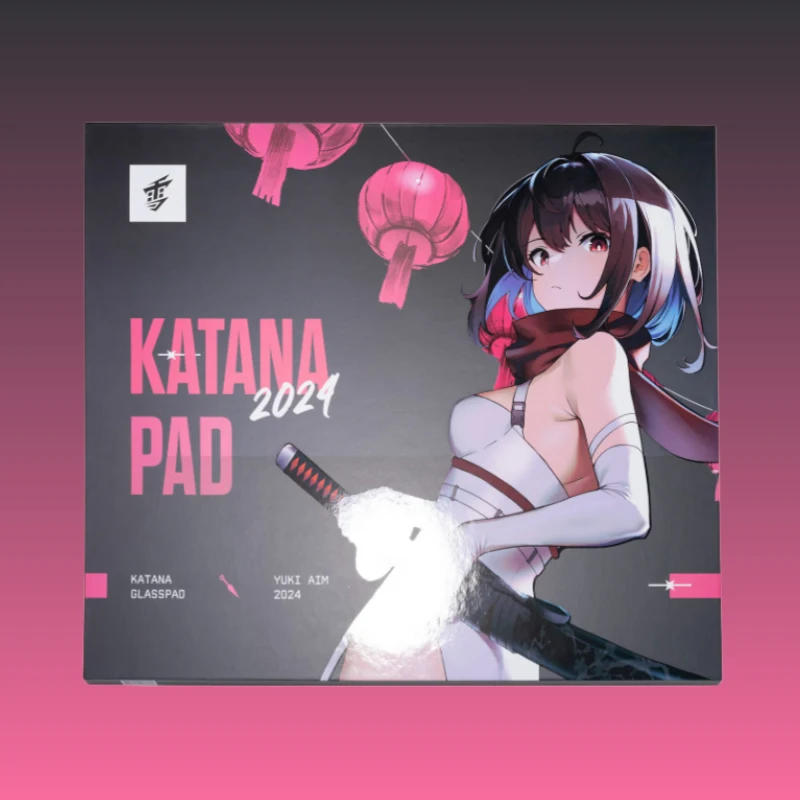 Genuine Limited Edition Katana Glass Mouse Pad 500x400x3.2mm