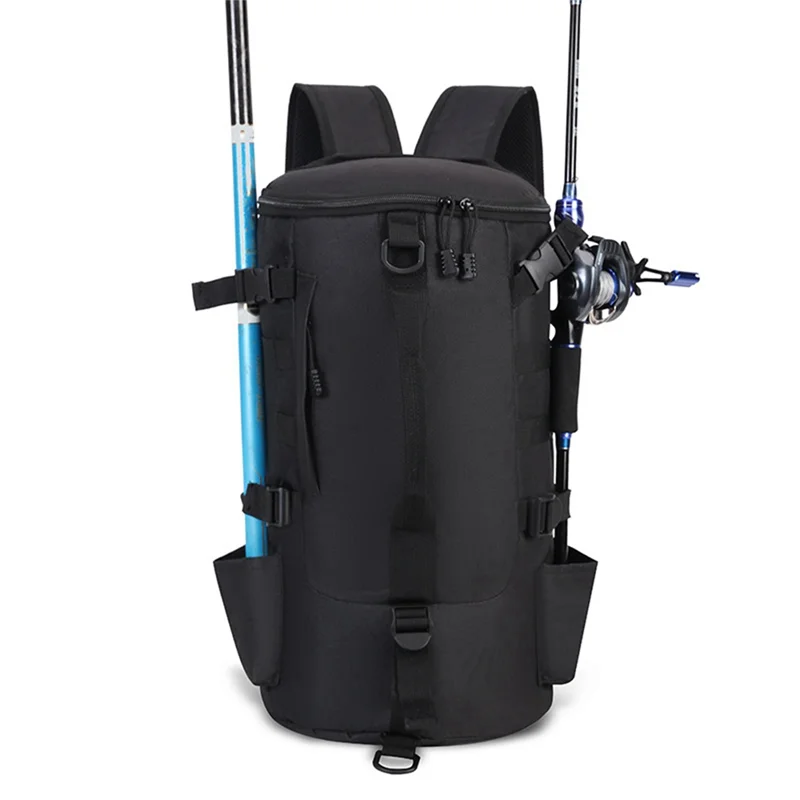 AINY-Fishing Backpack Outdoor Fishing Rod Bag Wet Dry Separation Camping Backpacks Hiking Climbing Rucksack - view 4