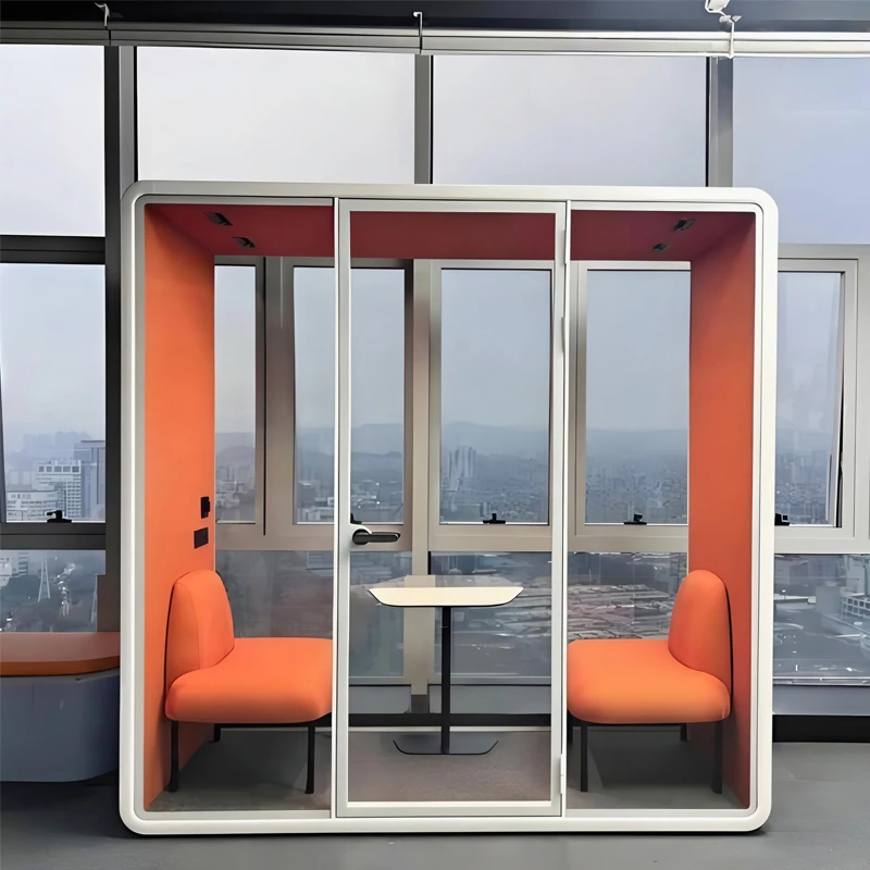 FOODLINE Customized Premium Acoustic Booth Small Meeting Room for Live Stream Recording Office Pod Factory Price
