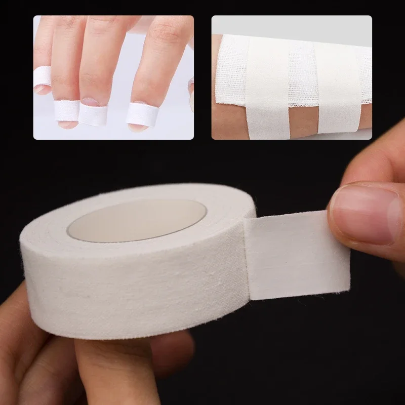 Medical adhesive tape Hand foot chapped breathable adhesive plaster Pure cotton cloth type white adhesive tape 2.5cm * 5m