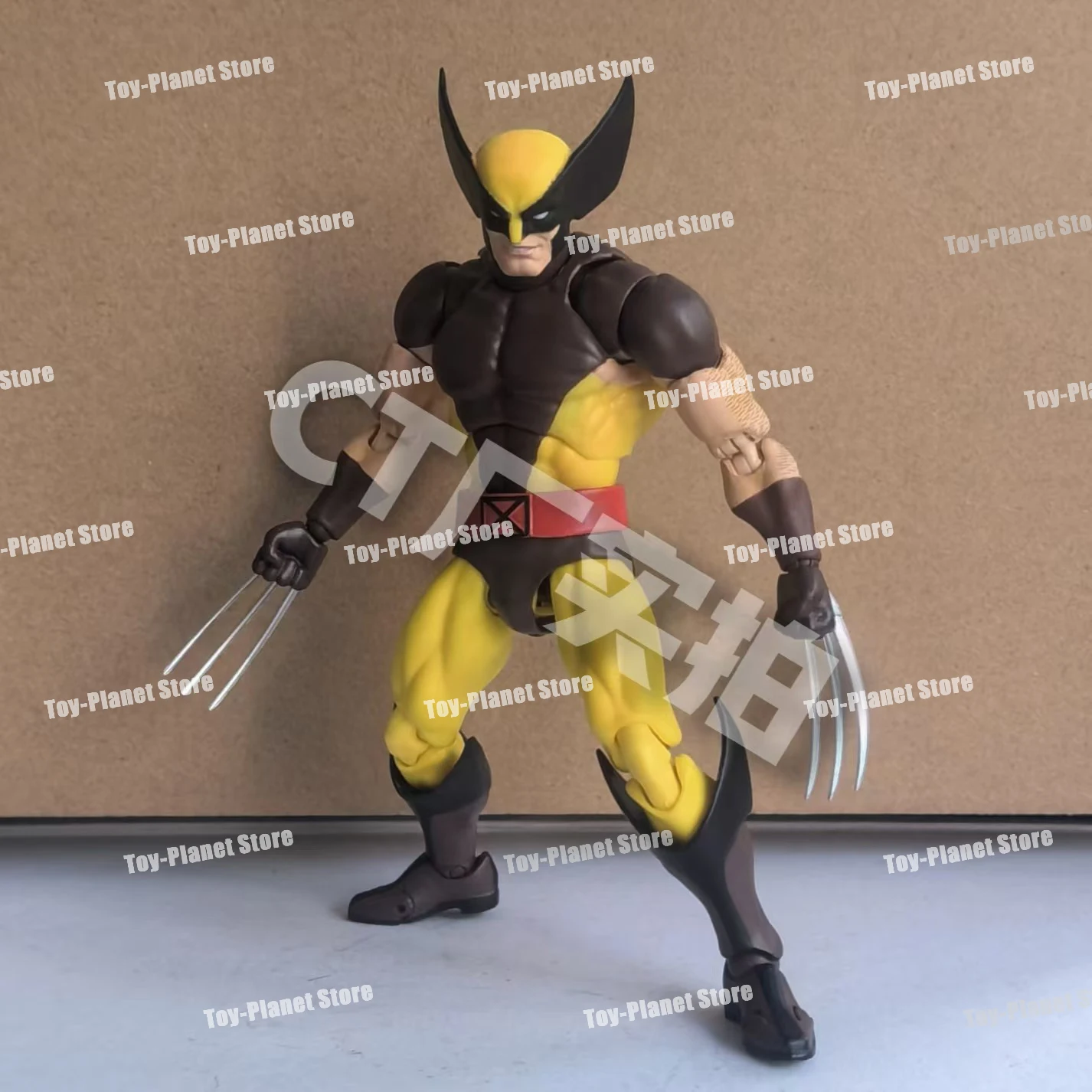 In Stock Ct Toys Wolverine Mafex 138 Figure Brown Comic X-Men Anime Action Figure Figurine Model Statue Customized Gifts Toys