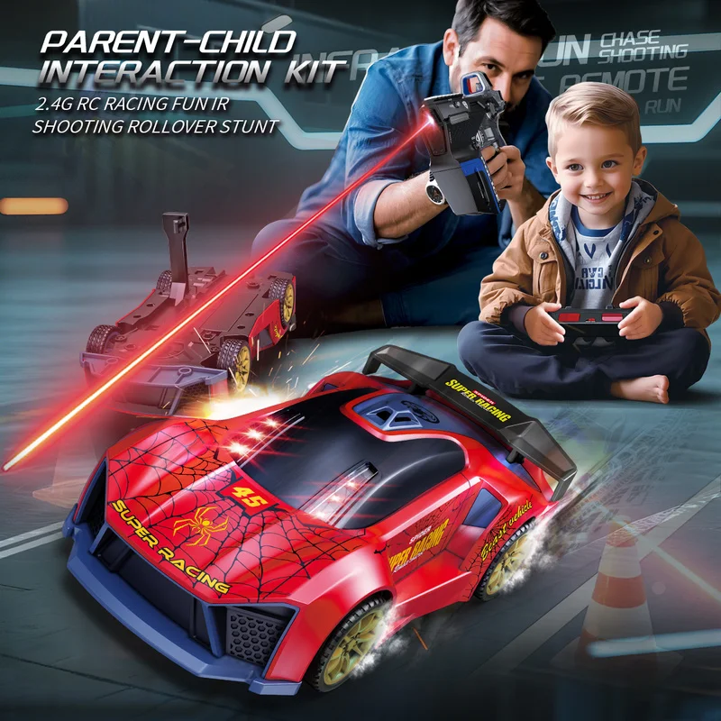 

Infrared Gun Shooting RC Car 2.4G Remote Control Sports Interactive Parent-Child Toy Children's toy gifts