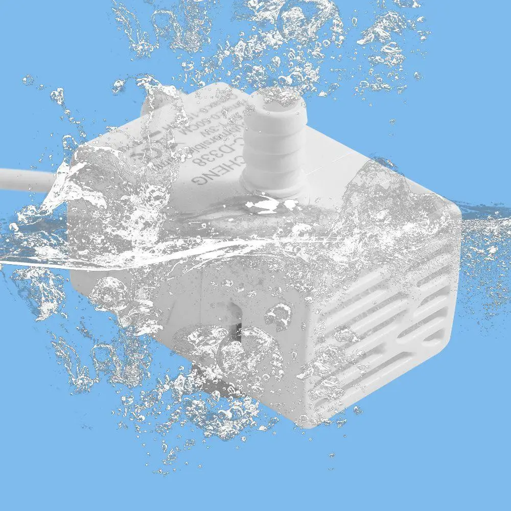 

Ultra-quiet Pet Water Dispenser Pump 3 Suction Cups LED Light Mini Submersible Pump Brushless Motor Large Flow