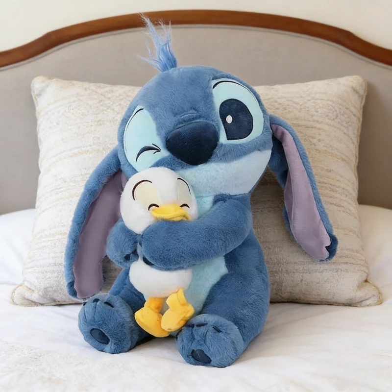 

NEW Gift Anime Stitch Lilo Doll Cute Love Stitch Plush Kawaii Ornament Love Plush Stuffed Toy Valentine'sDay Gift for Girlfriend