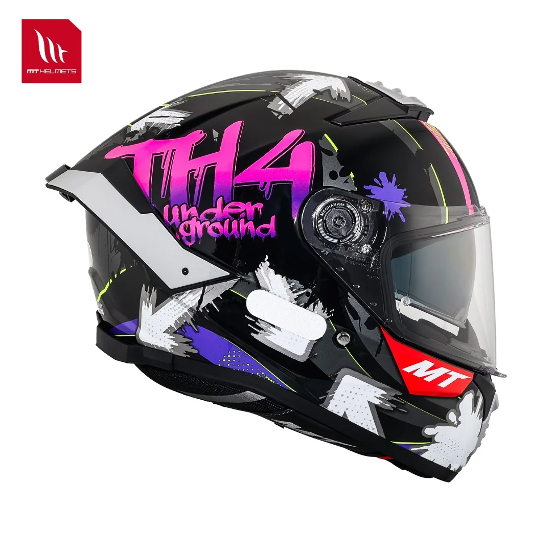 خوذات الدرجات البخارية سباق جبل خوذة اسبانيا الرعد 4 Sv كامل الوجه المزدوج قناع المزدوج D-حلقة مشبك S-4Xl جميع المواسم #6