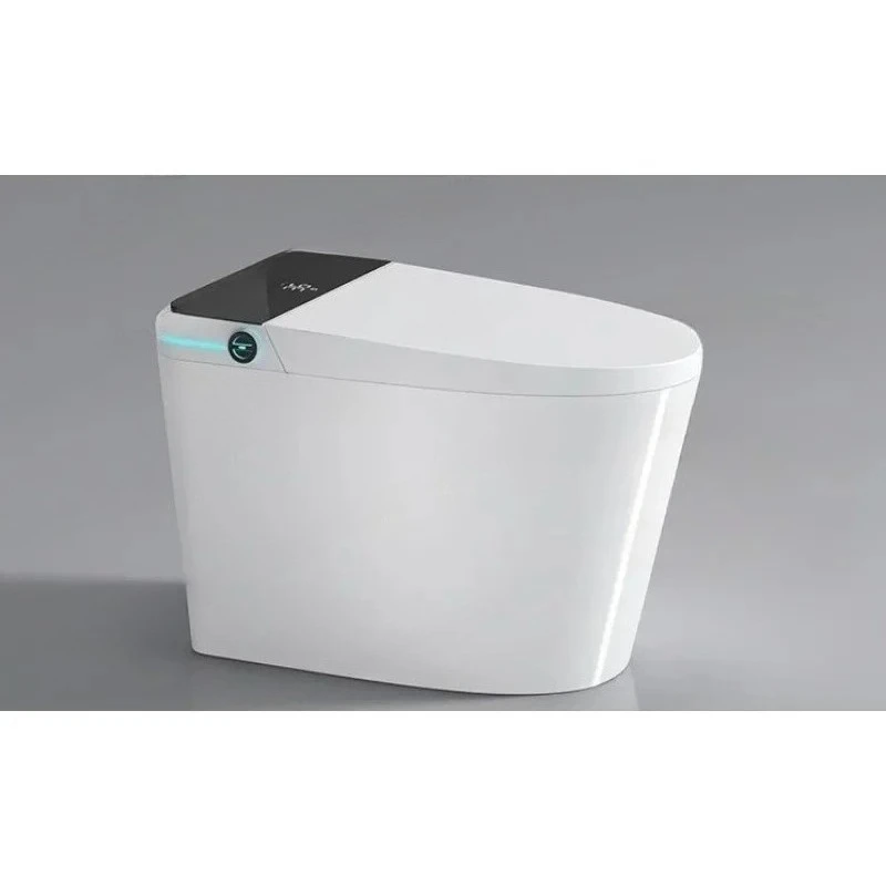 

Умный унитаз с автоматическим сифонным смывом, сиденьем с дистанционным управлением, без подключения к водопроводу, с голосовым управлением.