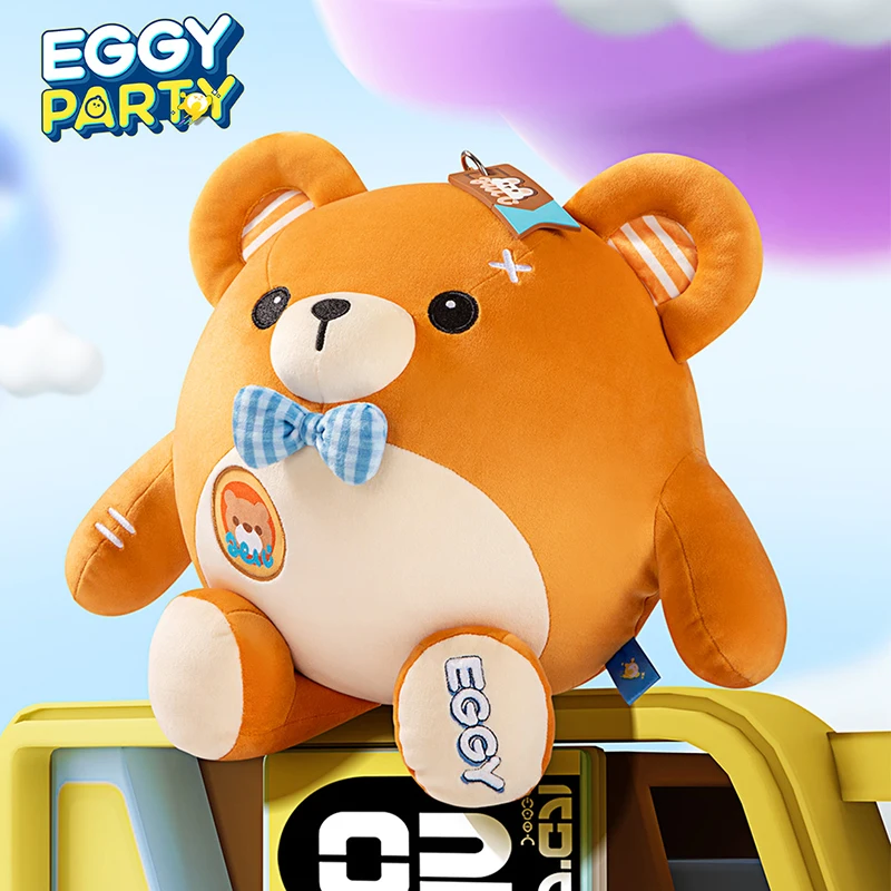 Eggy Party-Teddy Plüsch puppe Plüsch tier Puppe echte Spiel Peripherie
