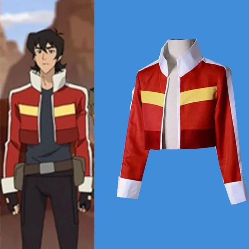 Voltron: Difensore leggendario dell'universo Keith Akira Kogane Costume cosplay Giacca Cappotto Costumi cosplay di carnevale di Halloween G2