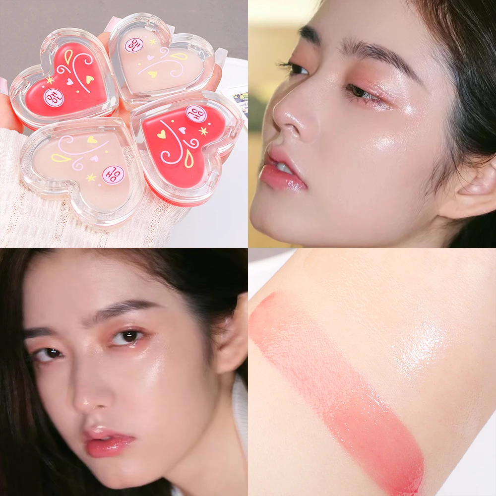 Water Gloss Blush Highlighter Palette Waterproof Face Eyes Body Brightening Cream idratante Contour Illuminator trucco coreano