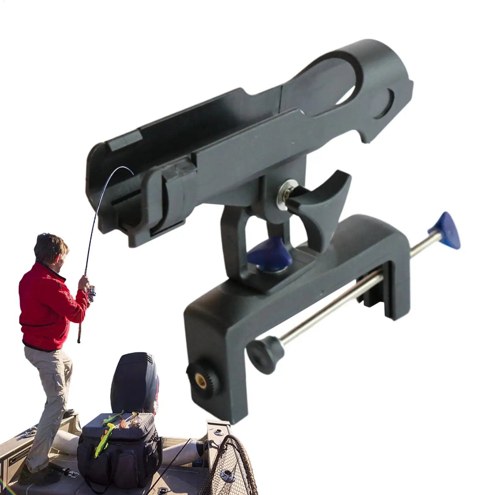 

Вращающийся на 360 градусов держатель удочки для лодки, лодки, стойка для удочки, регулируемый замок, держатель удочки, аксессуары