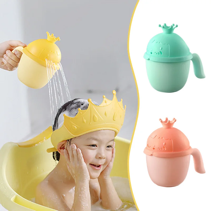 

Baby Bath Water Scoop Boys Girls Shampoo Cup Household Infant Bathroom Accessories Multi-Functional Bathing Supplies
