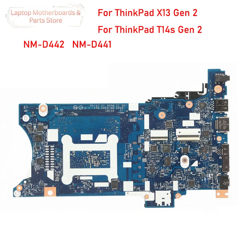 NM-D442 NM-D441 Laptop Motherboard For Lenovo For ThinkPad X13 Gen 2 & T14s Gen 2 with CPU R3-5450 R5-5650 R7-5850 100% TEST