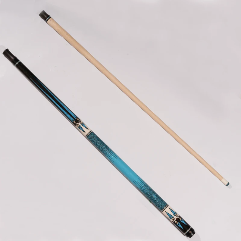 

Lankou Overlord Wing Pool Billiard Cue 3/4 Jointed 1/2 Split Punch Cue Big Head Chinese Style Black Maple Wood Chu Bingjie Same