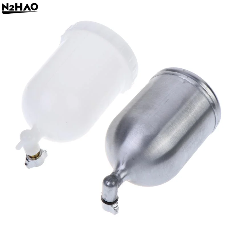 400CC Paint Spray Pot Plastic/Aluminum Spray Paint Pot Air Gravity Feed Sprayer Cup Pneumatic Tool Accessor For F75 W101 W71 W77