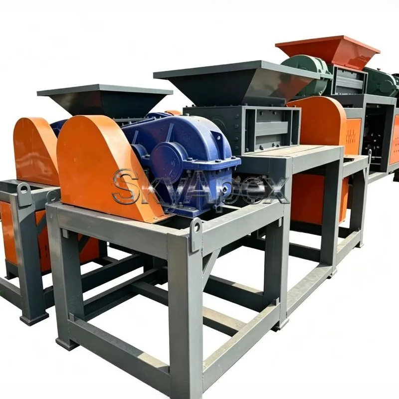 400 Type Double Shaft Shredder Multi-functional Crusher for Plastic Leather Wood Waste Metal Recycling Processing