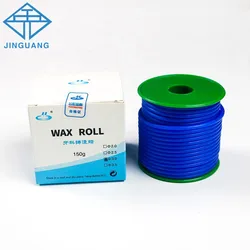 5packs Dental Wire Wax 150g Roll Sprue Wax Lines 2mm-3.5mm Blue Sprue Wax Coils Dental Laboratory