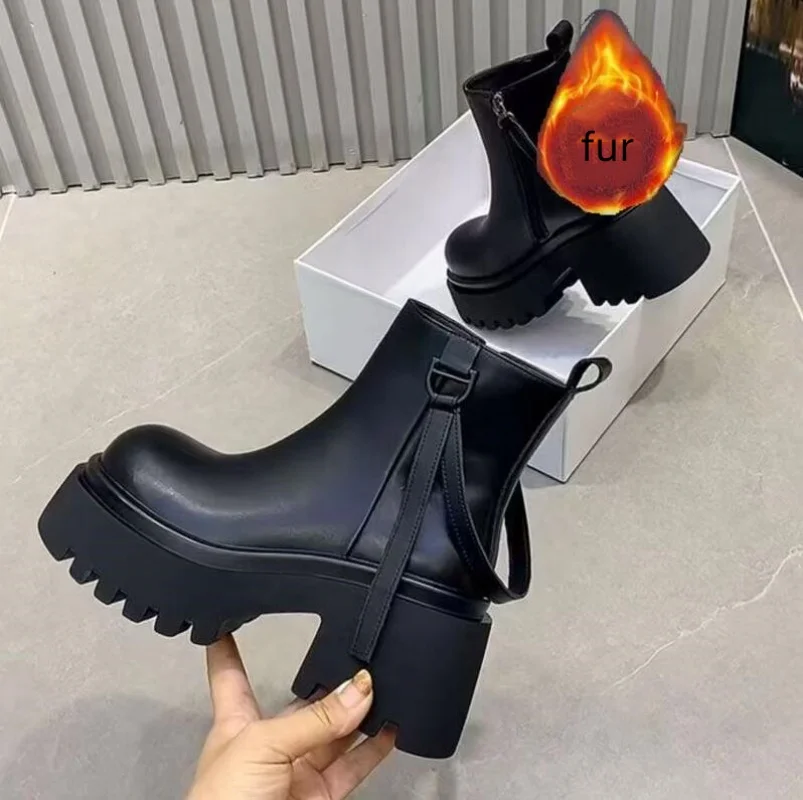 

Женские модные ботинки в британском стиле, осень-зима 2026, новинка