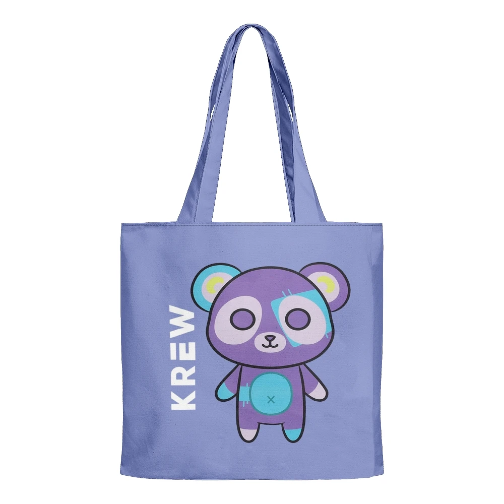 ItsFunneh-Bolso de hombro reutilizable para compras, bolso informal, Harajuku, Krew District Merch, 2023