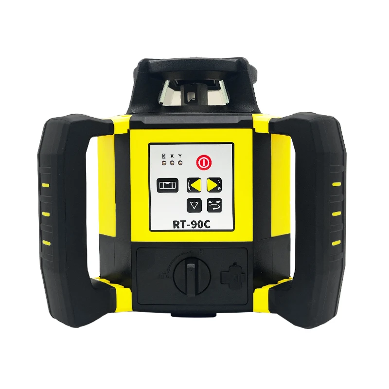 Dual Axis Slope with Rotating Speed Adjustment Green Beam Self-Leveling Rotating Laser Level RT-90C