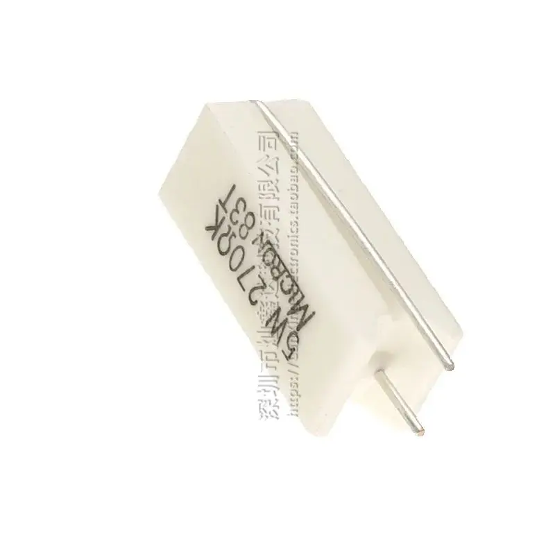 

10PCS/ MDS05N271KC imported plug-in 5W 270ΩK 270 ohm vertical precision non-inductive cement resistor