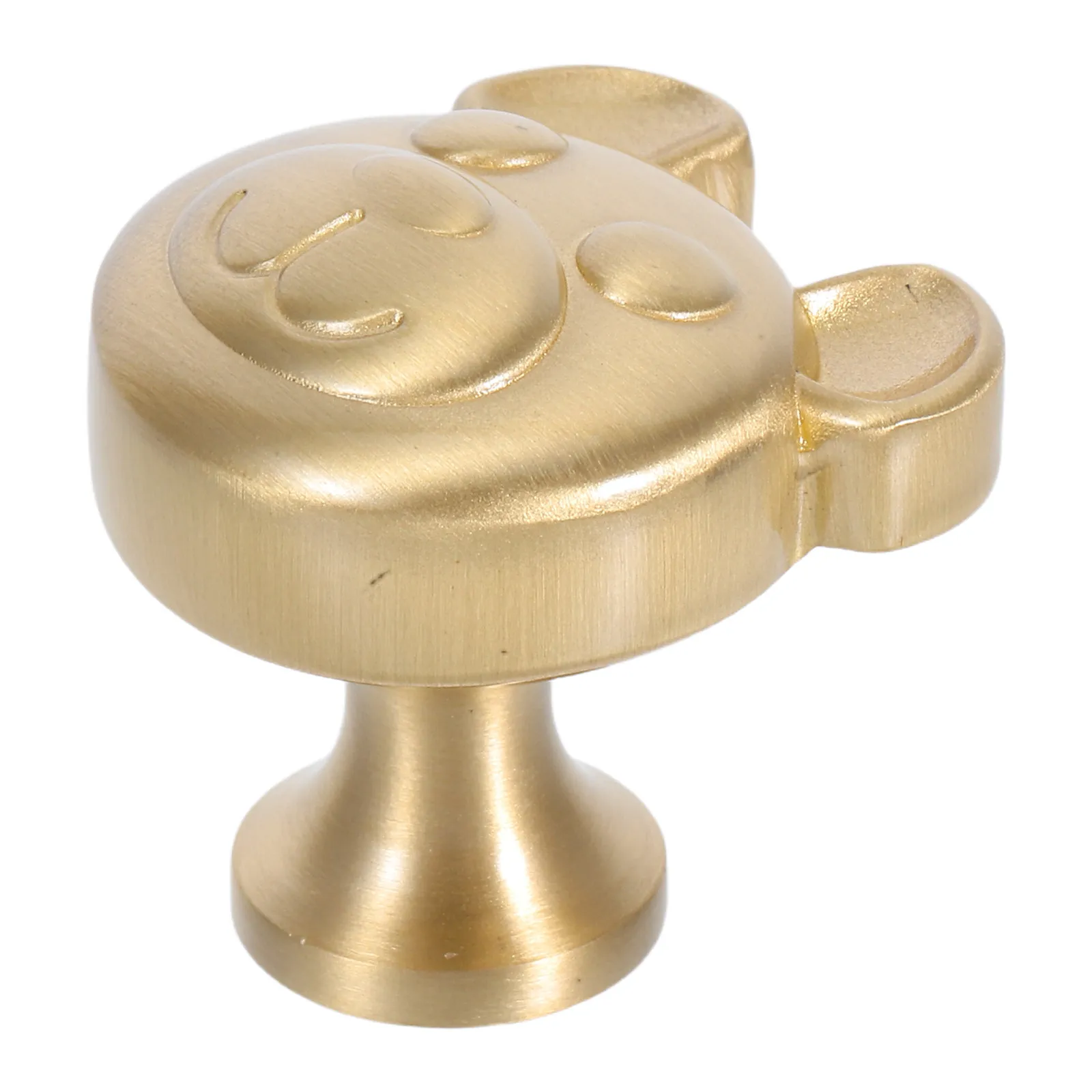 

Ручка для шкафа в форме головы медведя, винтажная, во французском стиле, с одним отверстием, для выдвижных ящиков, рустикальная мебельная фурнитура для кухни и ванной комнаты