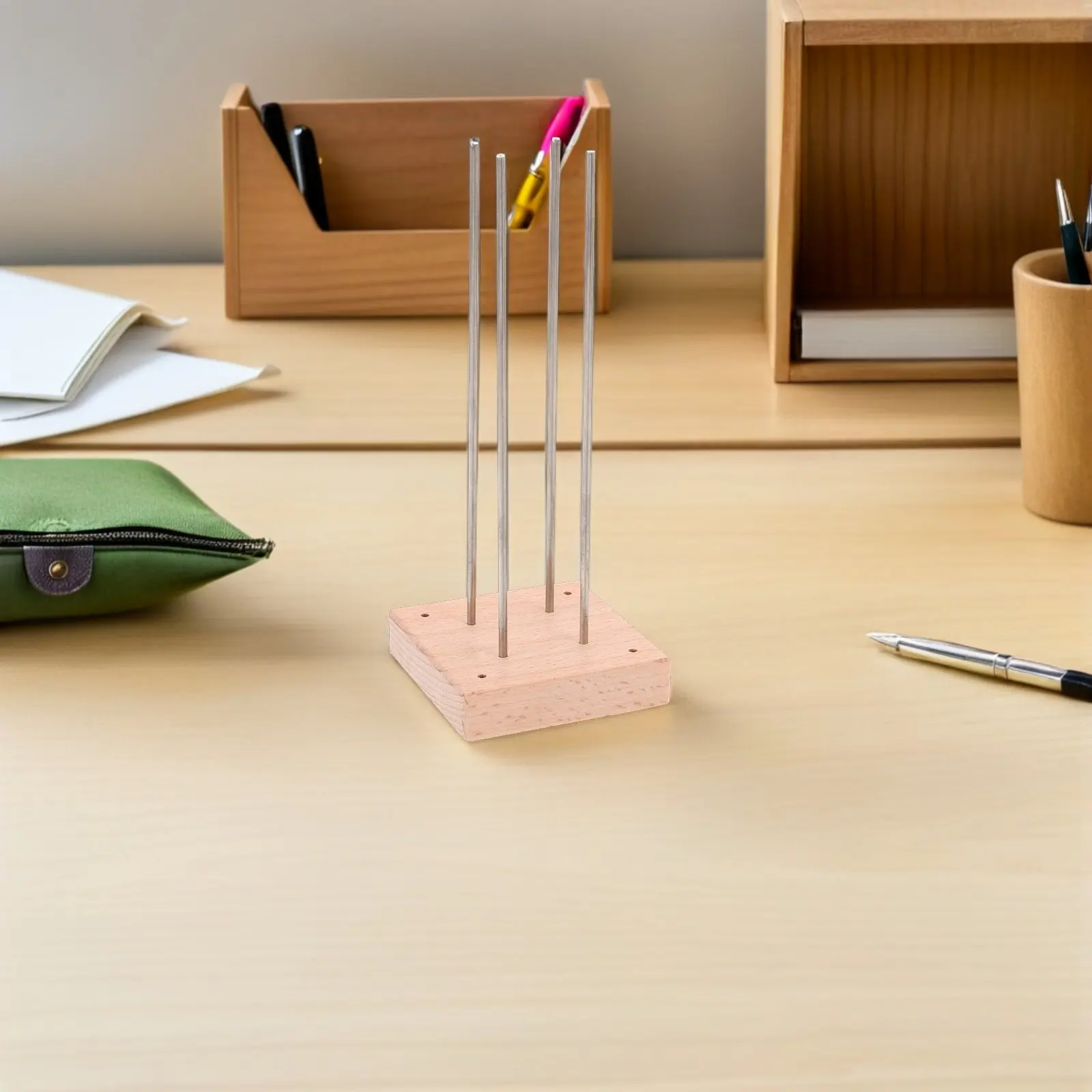 

Деревянная доска-держатель для плетения из паракорда, инструмент для ручного плетения узлов, для DIY, снаряжения для выживания, изготовления веревок, макраме и узлов