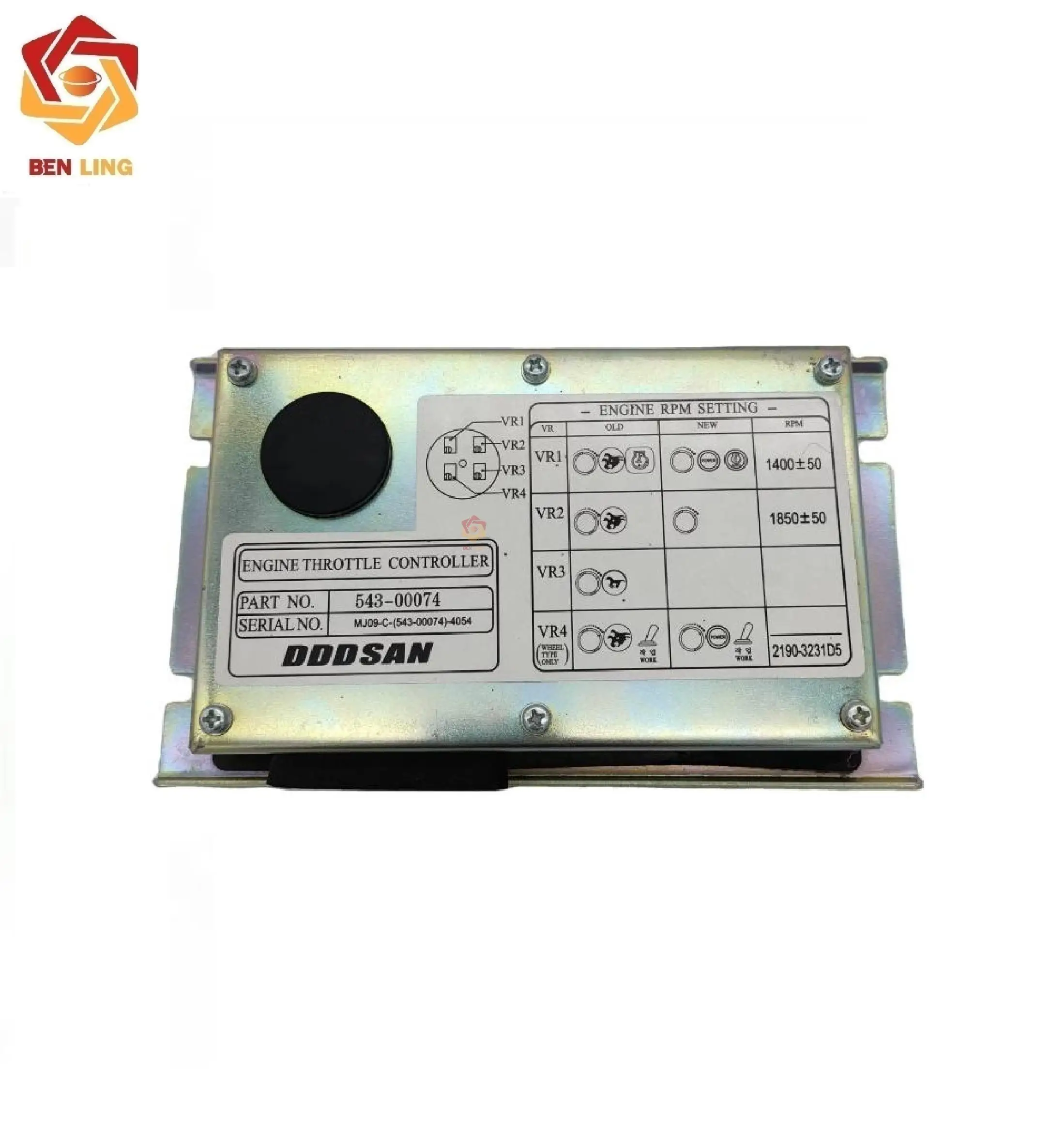 

Ben Ling 543-00074 Throttle Controller ECU ECM Controller Computer Board for DH220-5 DH225-7 DH300-7 Excavator