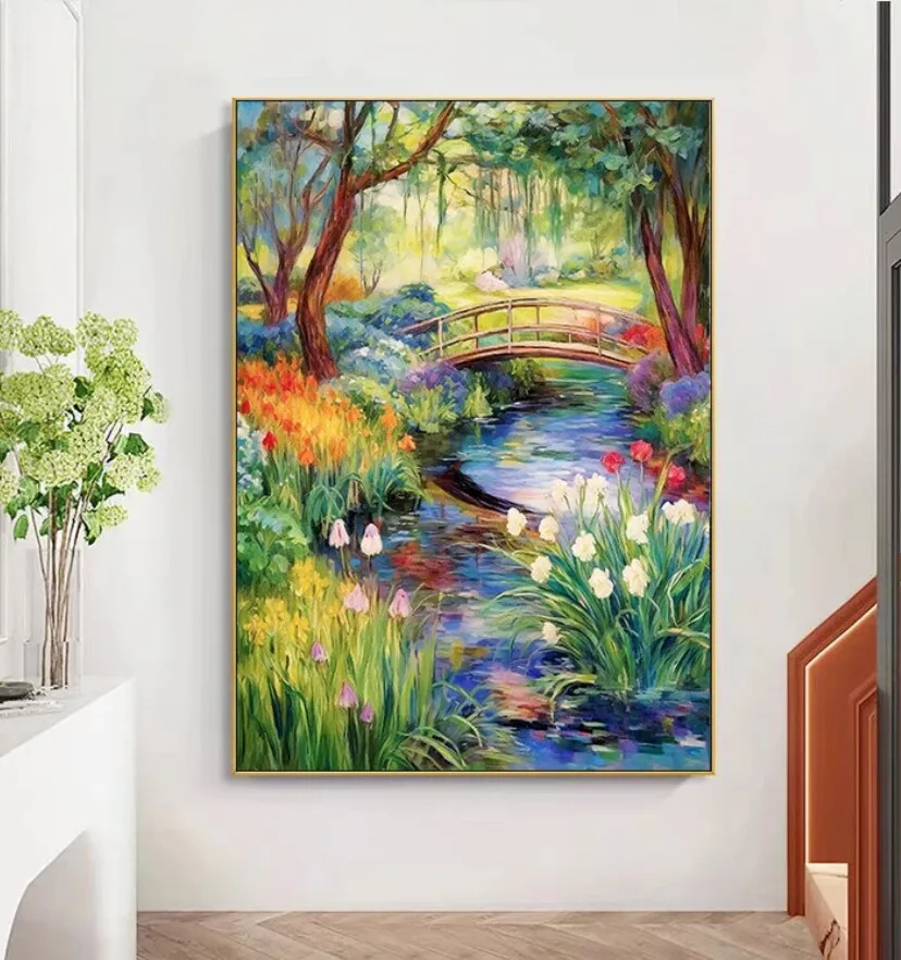 

9ct 60x80 см лесная вышивка DIY наборы с принтом в китайском стиле набор для вышивки крестом рукоделие домашний декор поделки 57 цветов