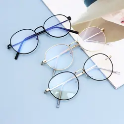 Anti-Blue Light Glasses Women Men Oversized Frame Eye Protection Ultra Light Eyeglasses Office Computer Goggles