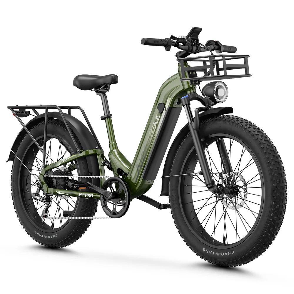 26 Fat Tire 1800W Electric Mountain Bike 48V 17.5Ah 36MPH For Adults image 3