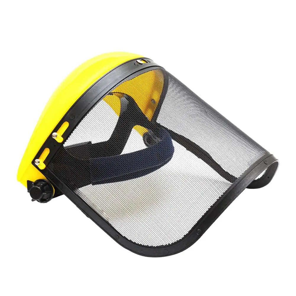 Cappello da casco di sicurezza per tagliaerba da giardino con casco protettivo a rete integrale per Trimmer giardinaggio protezione per erbacce O3I7