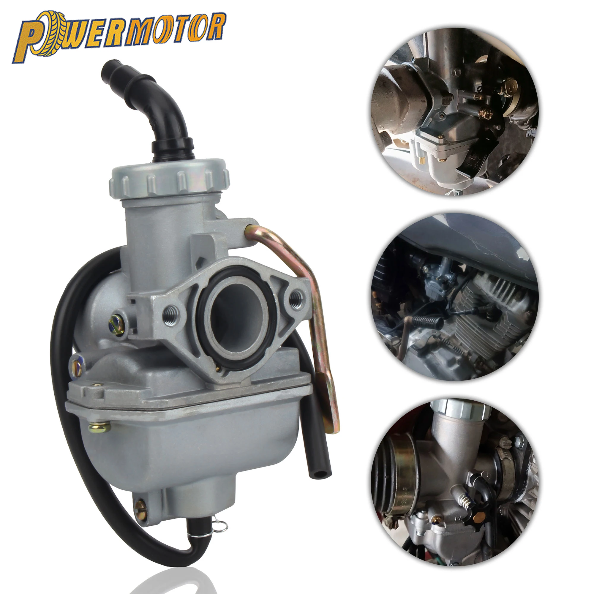 

Motorcycle PZ20 Carburetor Air Filter Kit for Keihin 50cc 70cc 90cc 110cc 125cc 4 Stroke Motocross DirtBike ATV Engine SparePart