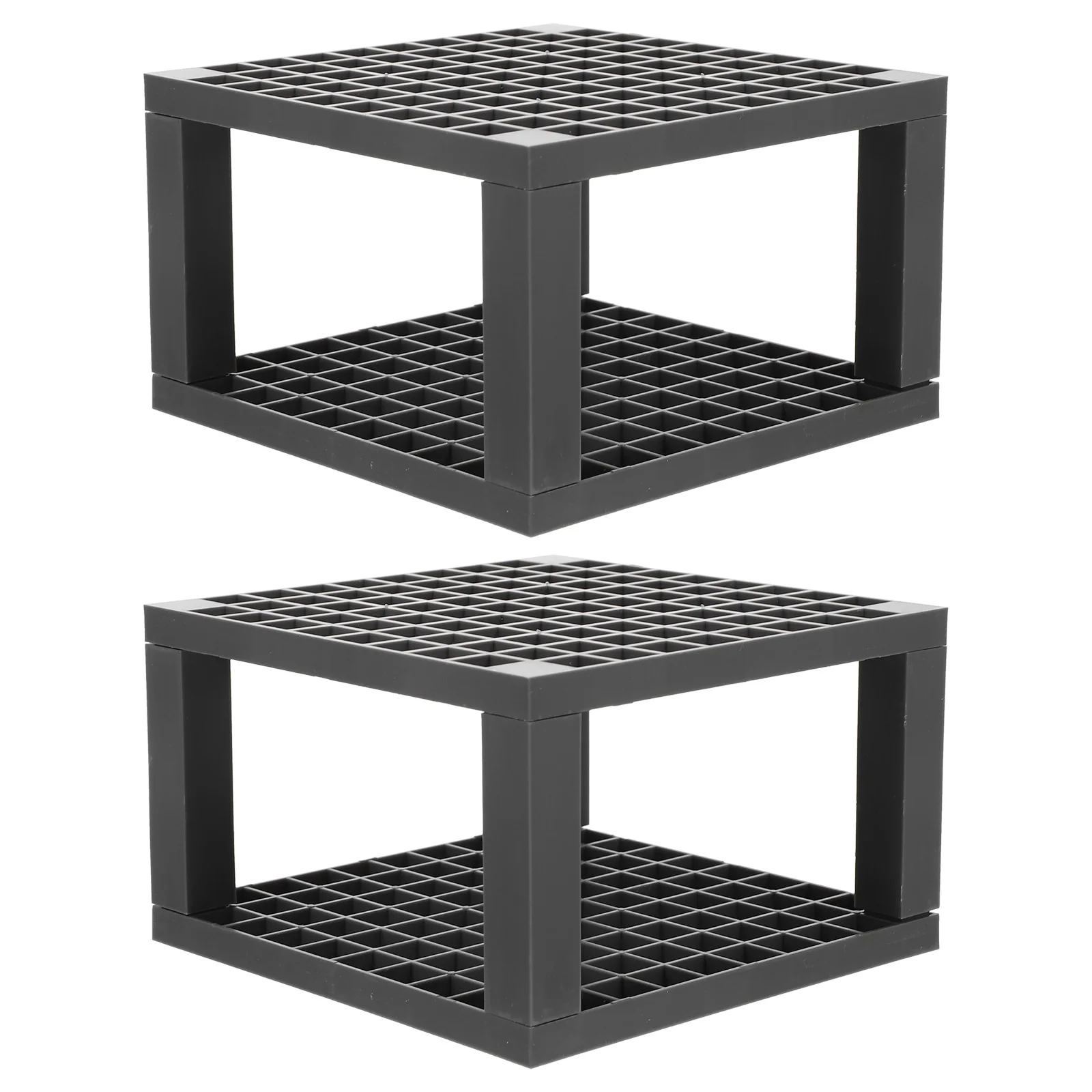 

2pcs 96 Square Paintbrush Stand Plastic Desktop Organizer Storage Holder Pen Case Desktop Storage Holder for Artists Paintbrush