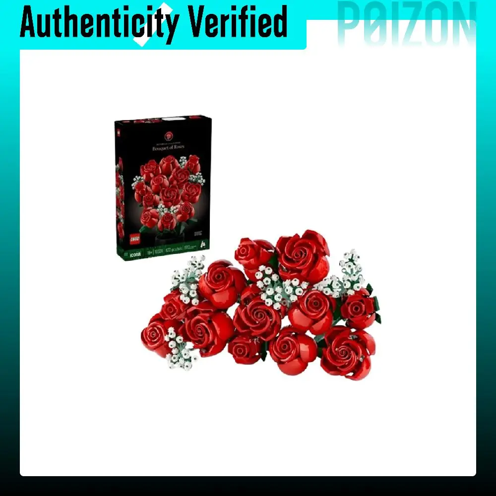 LEGO Icons Floral Collection Rose Bouquet Building Blocks 822pcs 10328 1 10328-1