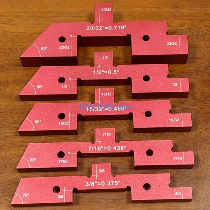 

L8RC Router Table Setup Bar, 7pcs Setups Blocks Height Gauge Set for Router Table